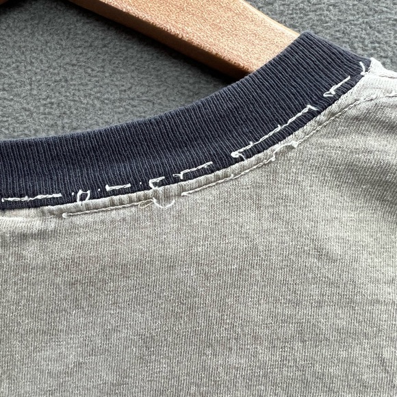 Vintage Dole Hawaii Medium Contrast Trim Gray Ringer 70s Streetware - Picture 5 of 8